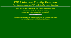 Desktop Screenshot of macias-reunion.jdhartsell.com