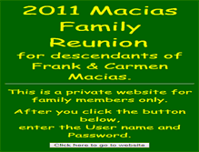 Tablet Screenshot of macias-reunion.jdhartsell.com